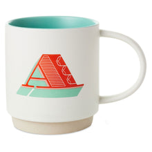 Load image into Gallery viewer, Initial Monogram 16 oz. Mug, A
