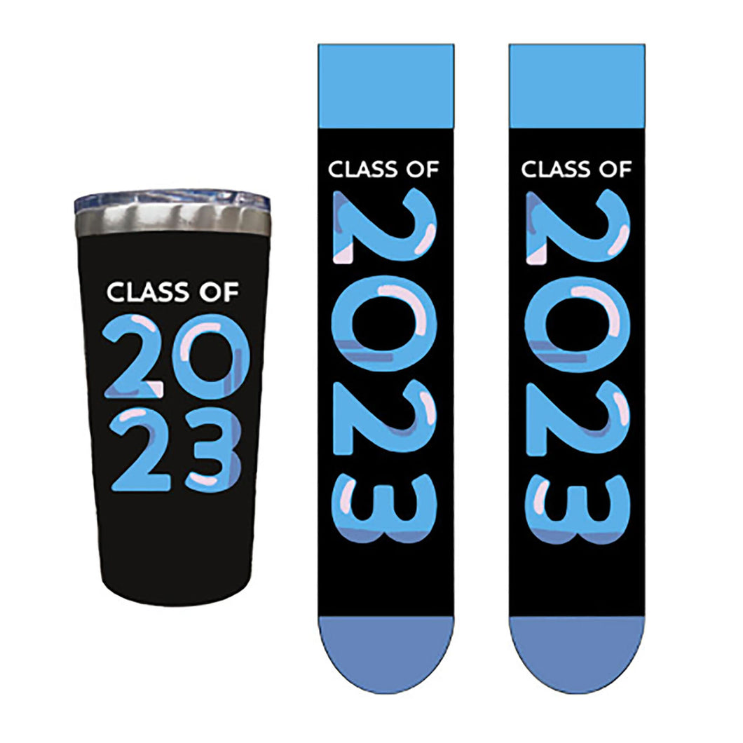 Class of 2023 Insulated Tumbler and Crew Socks Gift Set