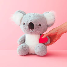 Load image into Gallery viewer, Be There When You Can’t Recordable Koala Stuffed Animal With Heart, 11”
