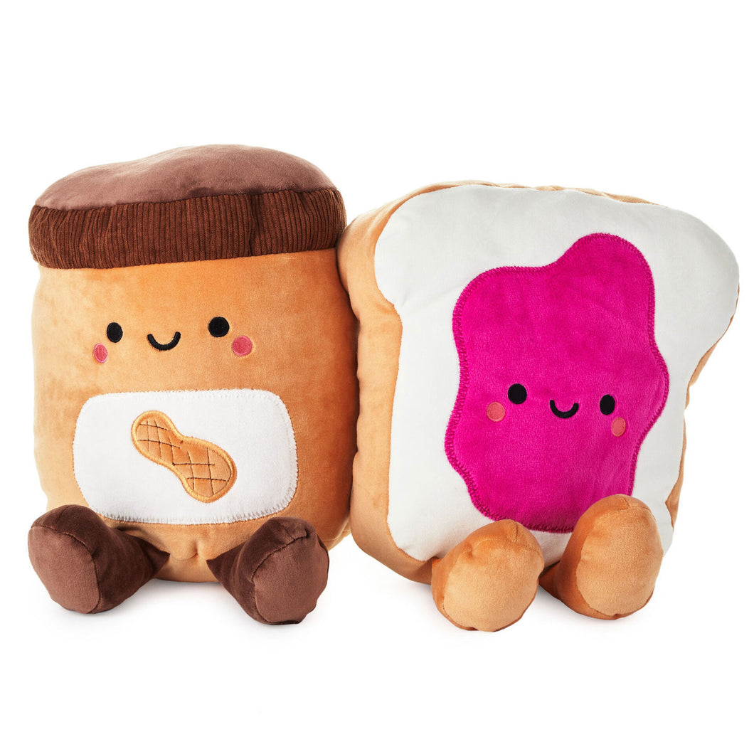 Large Better Together Peanut Butter and Jelly Magnetic Plush, 12