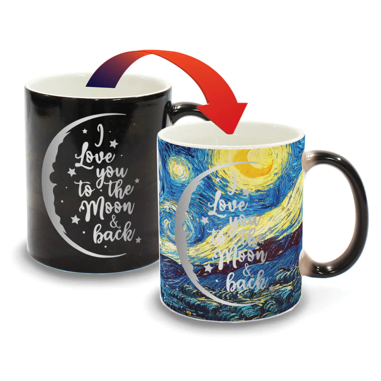 Love You to the Moon - Color Changing Mug Experience