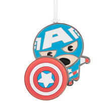 Load image into Gallery viewer, Marvel Captain America Metal Hallmark Ornament
