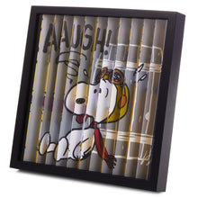 Load image into Gallery viewer, Peanuts® Flying Ace Snoopy Dual-Image Framed Artwork, 10x10
