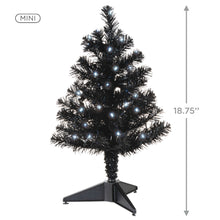 Load image into Gallery viewer, Miniature Black Pre-Lit Tree
