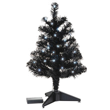 Load image into Gallery viewer, Miniature Black Pre-Lit Tree
