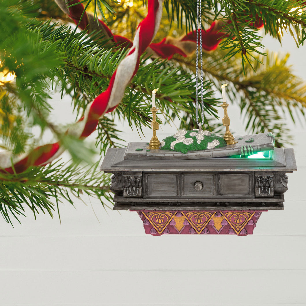 Disney The Haunted Mansion Collection The Coffin in the Conservatory Ornament With Light and Sound