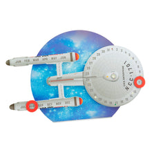 Load image into Gallery viewer, Star Trek™ U.S.S. Enterprise™ Magnetic Perpetual Calendar
