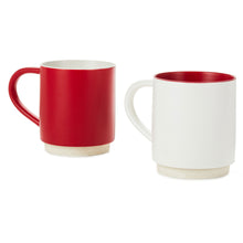 Load image into Gallery viewer, Sweet Stuff and Hot Stuff Stacking Mugs, Set of 2
