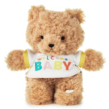 Load image into Gallery viewer, Welcome Baby Recordable Teddy Bear Stuffed Animal, 8.75&quot;
