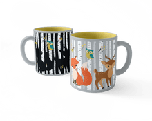 Load image into Gallery viewer, Woodland Friends Color Changing Kid&#39;s Mug Set
