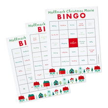 Load image into Gallery viewer, Hallmark Channel Christmas Movies Bingo Game
