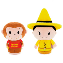 Load image into Gallery viewer, itty bittys® Curious George and The Man With the Yellow Hat Plush, Set of 2
