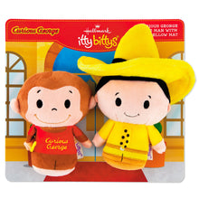 Load image into Gallery viewer, itty bittys® Curious George and The Man With the Yellow Hat Plush, Set of 2
