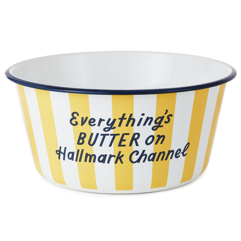 Hallmark Channel Everything's Butter Popcorn Bowl, 50 oz. Hallmark Channel Everything's Butter Popcorn Bowl, 50 oz.